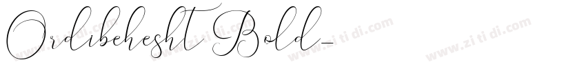 Ordibehesht Bold字体转换